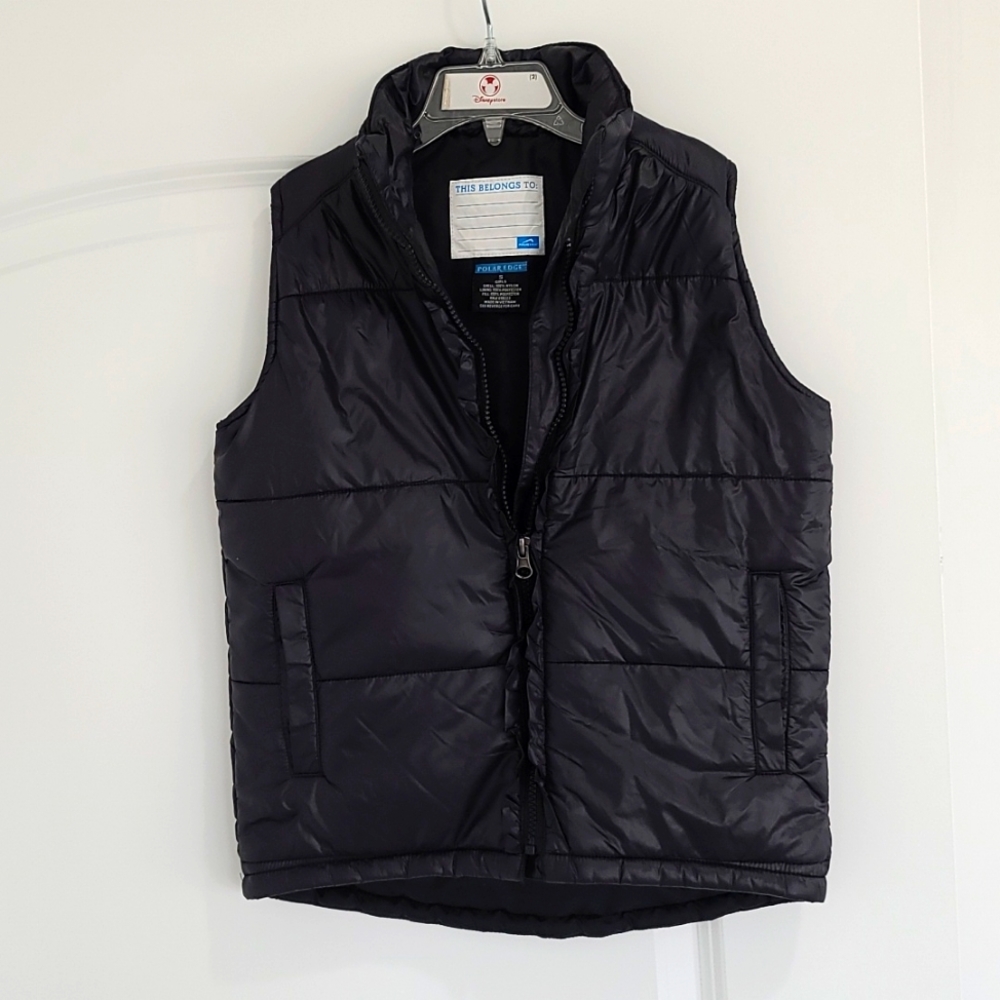 Polar Edge black vest for girls. Size S